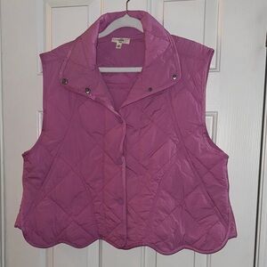 Entro Pink Quilted Vest